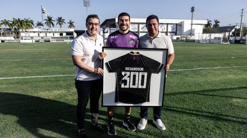 Richardson atingiu o jogo de número 300 pelo Ceará