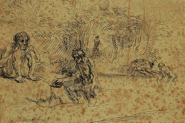 No Rio de Janeiro, elas estão distribuídas em duas salas de atmosfera intimista, onde a iluminação foi cuidadosamente planejada para destacar o jogo de contrastes - uma marca registrada da obra de Rembrandt.
