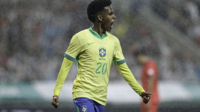 Estevão é um jovem atacante brasileiro e já tem marcado presença na Seleção Brasileira de Ancelotti