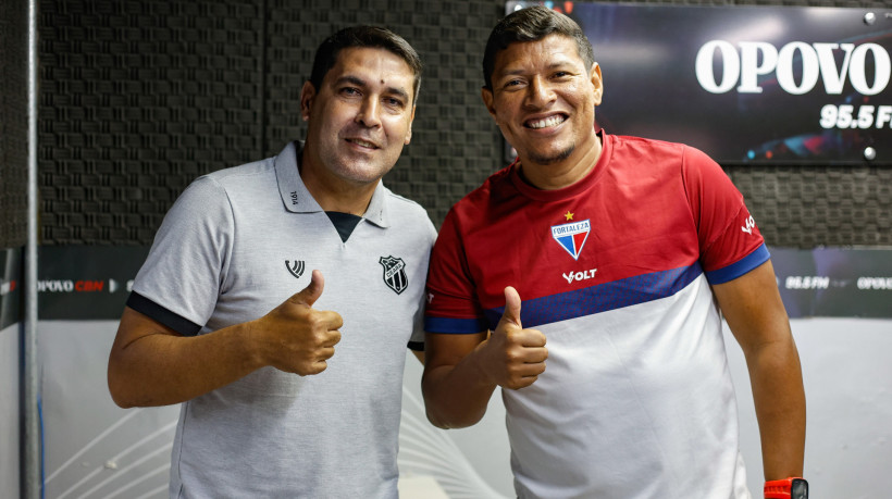 Erivelton, t&eacute;cnico do Cear&aacute; e Erandir, treinador do Fortaleza, j&aacute; foram companheiros de clube, rivais, e agora s&atilde;o comandantes dos advers&aacute;rios do Cl&aacute;ssico-Rainha