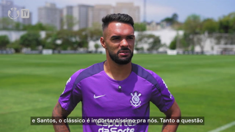 Raniele projeta clássico com Santos e 100º jogo pelo Corinthians