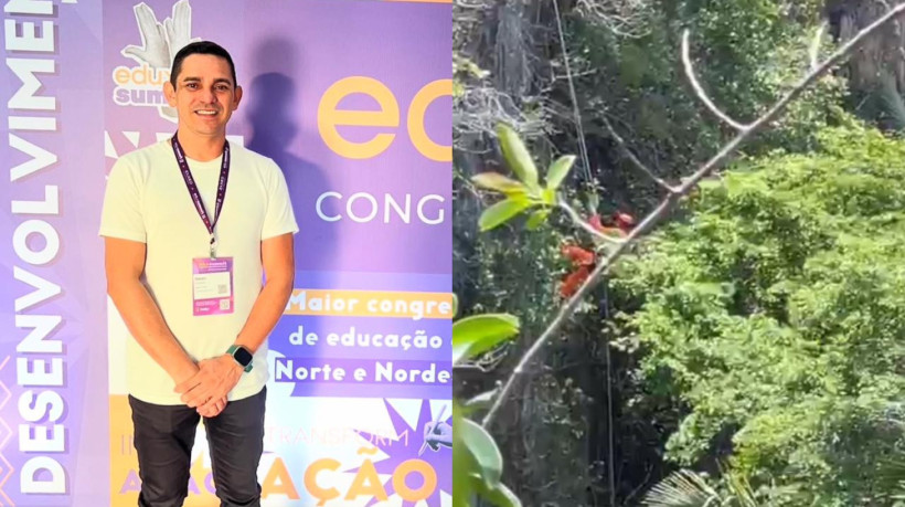 Corpo de professor foi localizado em um penhasco na Zona Rural de Tianguá, no Ceará