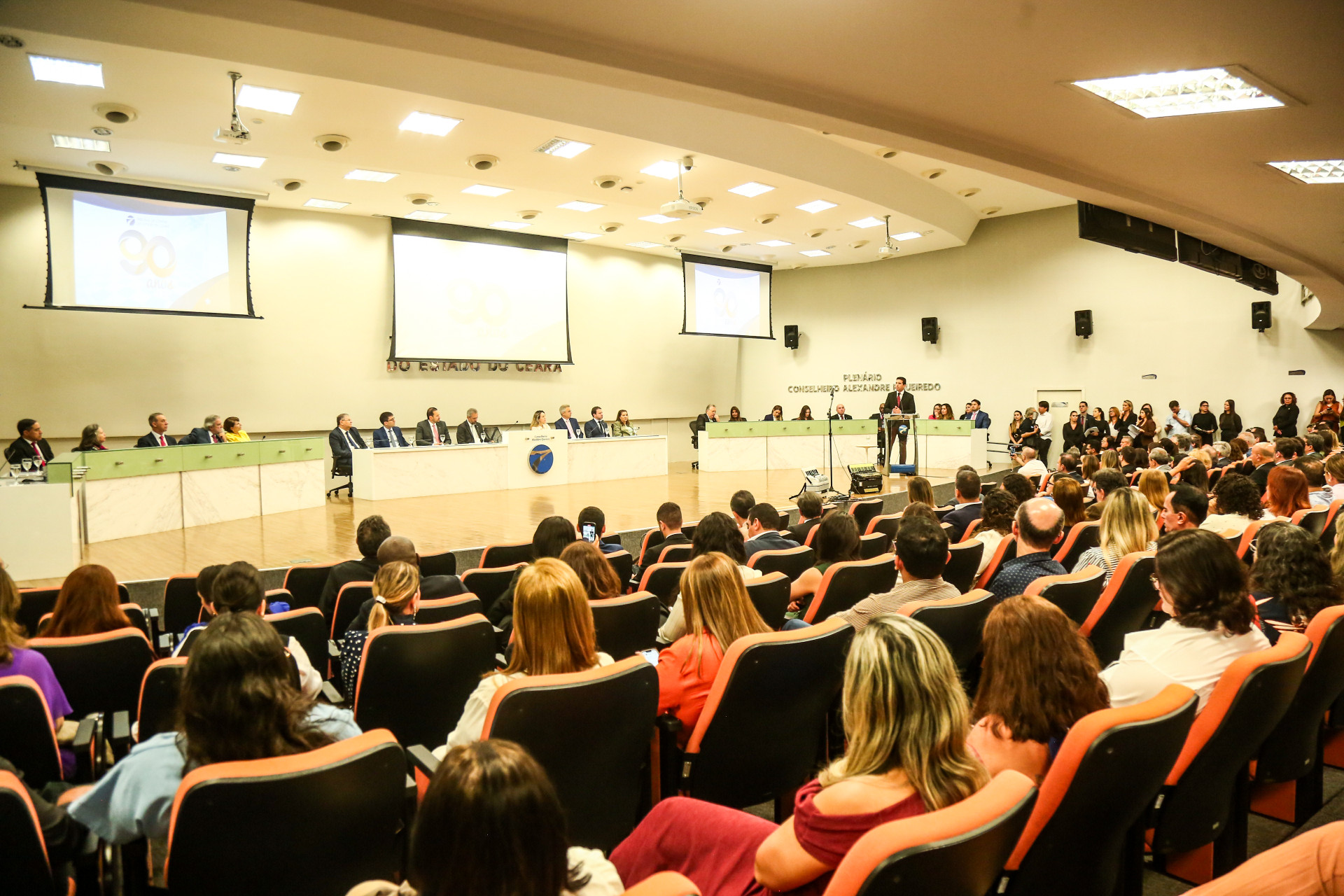 FORTALEZA-CE BRASil - 14.10.2025 - 90 anos do TCE Ceará, na sede do TCE(João Filho Tavares O Povo) (Foto: João Filho Tavares)