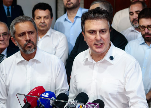 FORTALEZA, CEARÁ, BRASIL, 16-10-2025: Ministro da Educação, Camilo Santana, anunciará novas creches do Novo Programa de Aceleração do Crescimento (Novo PAC) Seleções  na Galeria do Palácio da Abolição. (Foto: Samuel Setubal/ O Povo)