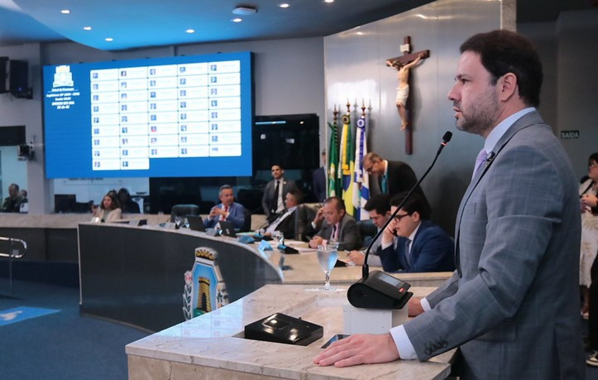 Leo Couto é o presidente da Câmara Municipal de Fortaleza (Foto: Érika Fonseca/CMFor)