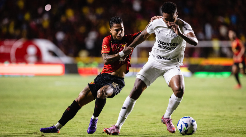 Fernandinho, atacante do Ceará, durante jogo contra o Sport