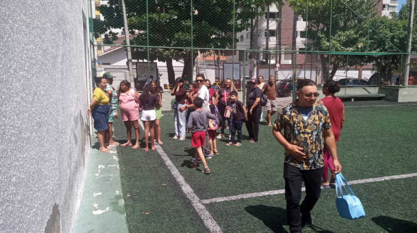 Além de Fortaleza, o grupo também veio dos municípios de Aracati, Itaiçaba, Jaguaruana e Limoeiro do Norte