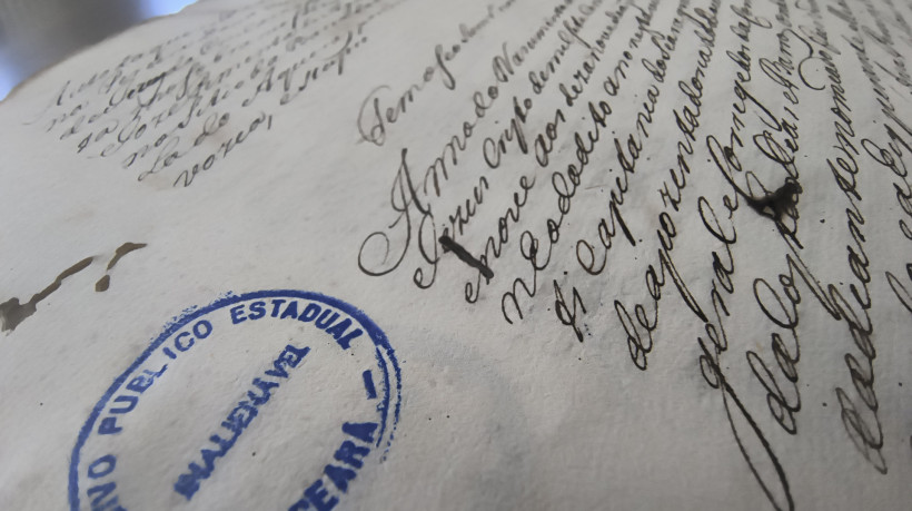 Dezoito livros com autos de querelas dos séculos XVIII e XIX estão no Arquivo Público do Ceará