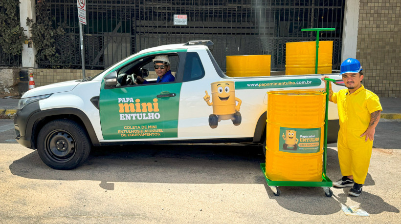 Startup cearense Papa Mini Entulho mostra que é possível vencer o desafio do descarte de entulhos com estratégia, inovação e propósito ambiental