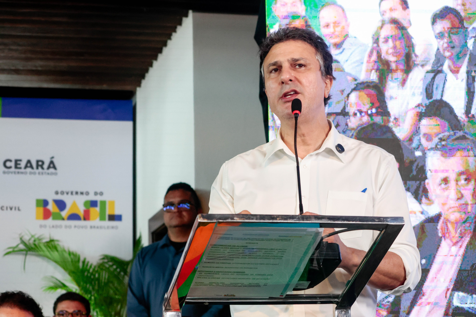 Ministro da Educa&ccedil;&atilde;o, Camilo Santana (Foto: Samuel Setubal)