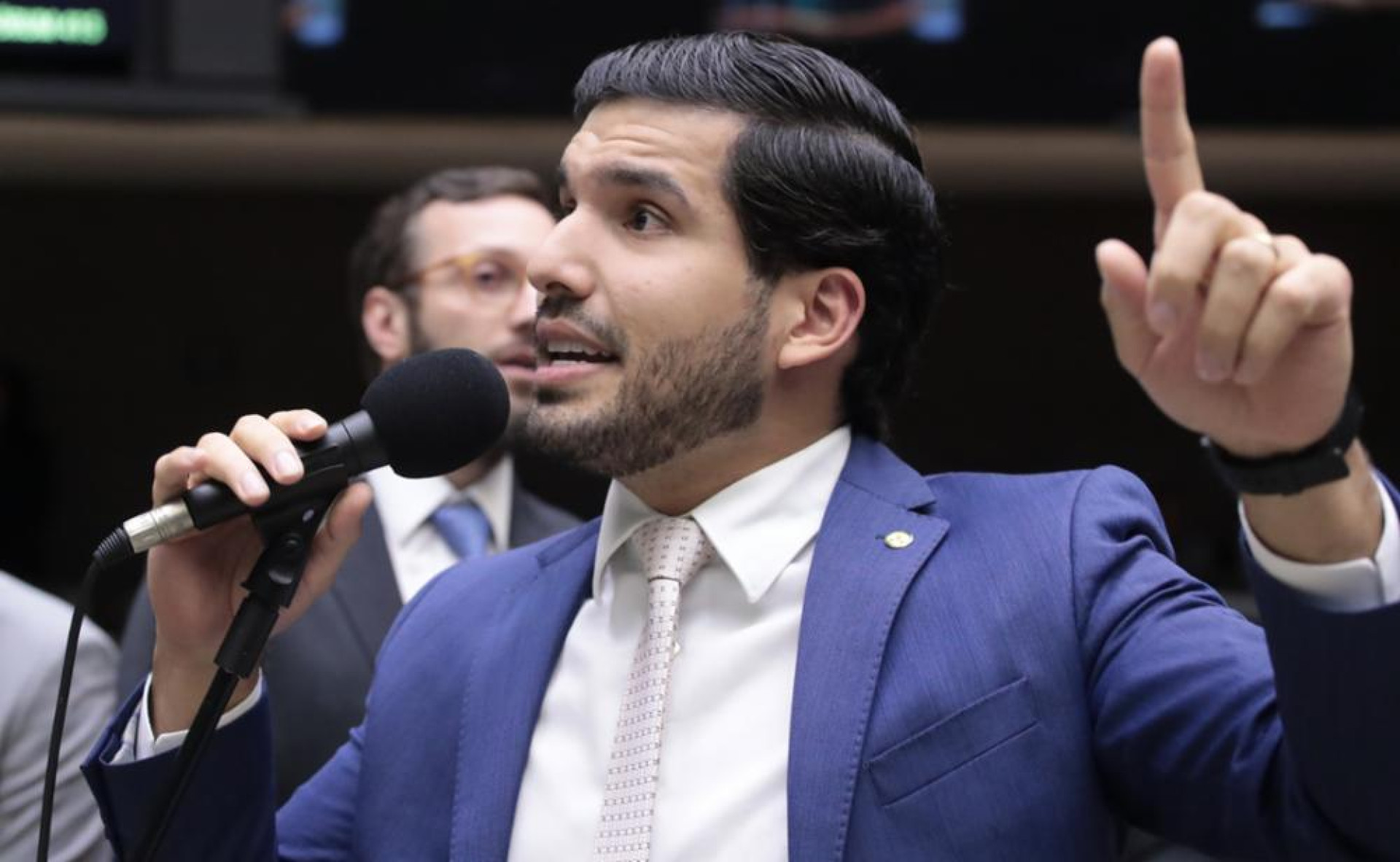 André Fernandes defendeu na Câmara o incentivo à ação policial (Foto: Bruno Spada/Câmara dos Deputados)