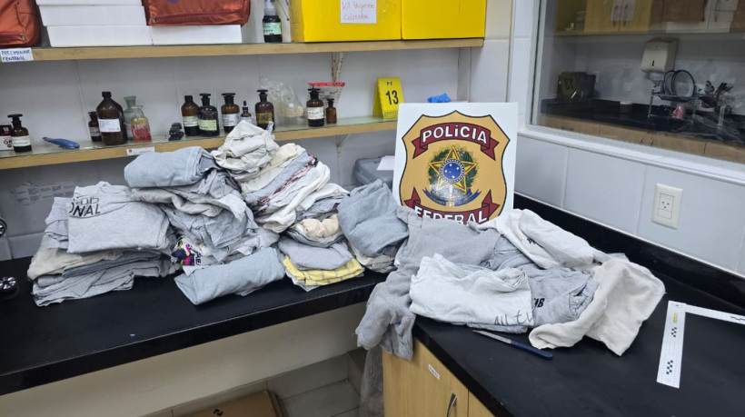 No Aeroporto de Fortaleza, 26,10 kg de cocaína foram apreendidos nesta sexta-feira, 17 