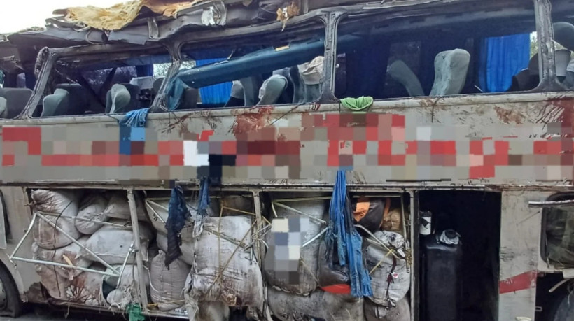 Acidente com ônibus no Agreste de Pernambuco