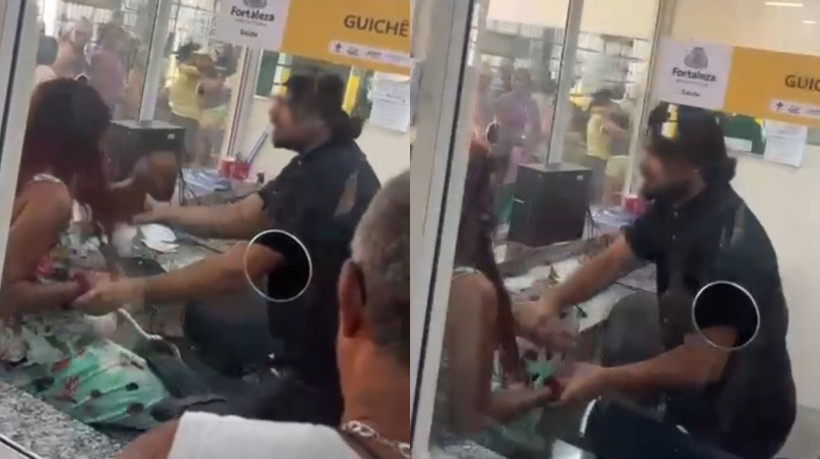 Testemunhas registraram cenas de tumulto em posto de saúde do bairro Granja Lisboa,