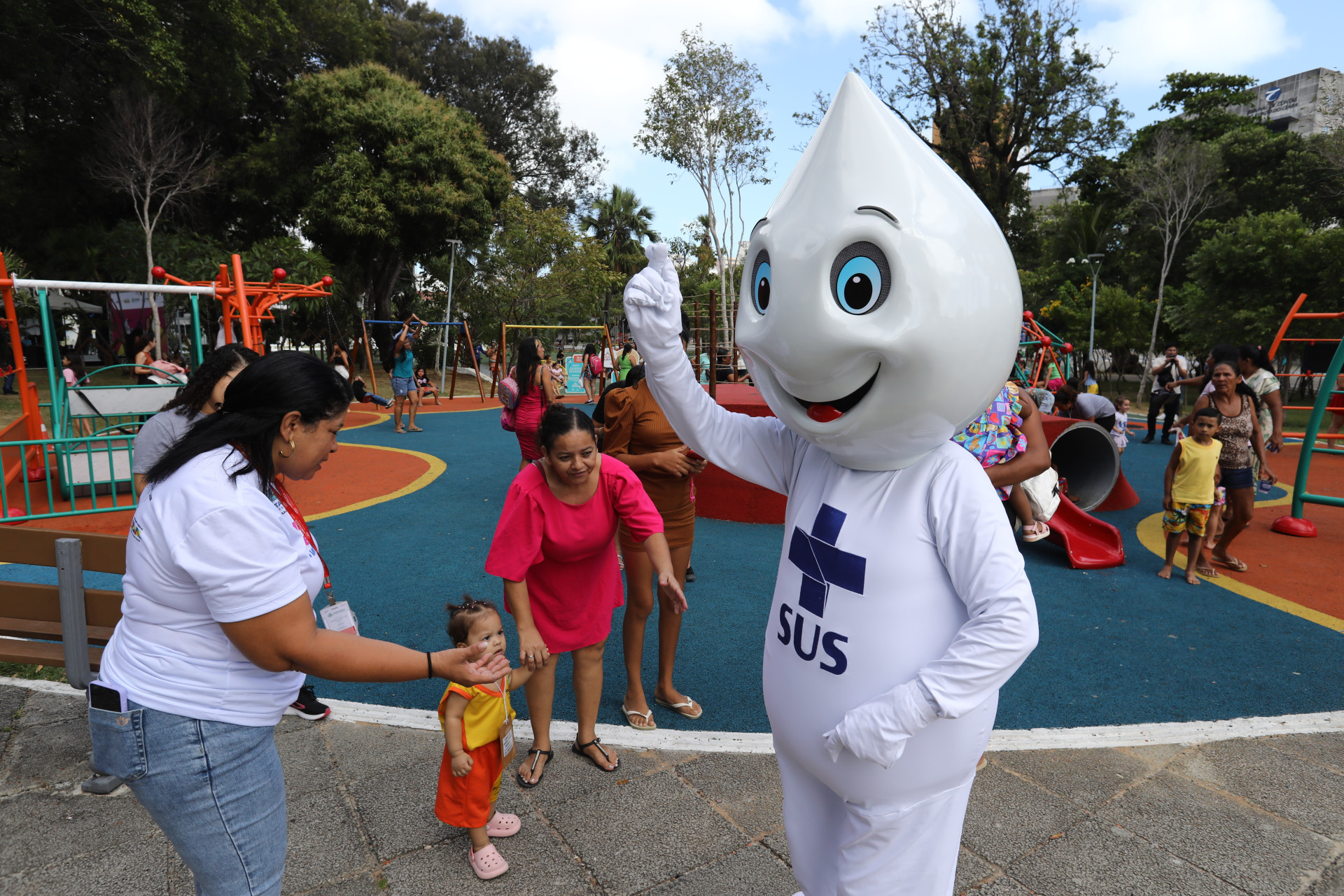 Dia D da Campanha de Multivacinação 2025 aconteceu neste sábado, 18, na Cidade da Criança, no Centro de Fortaleza 