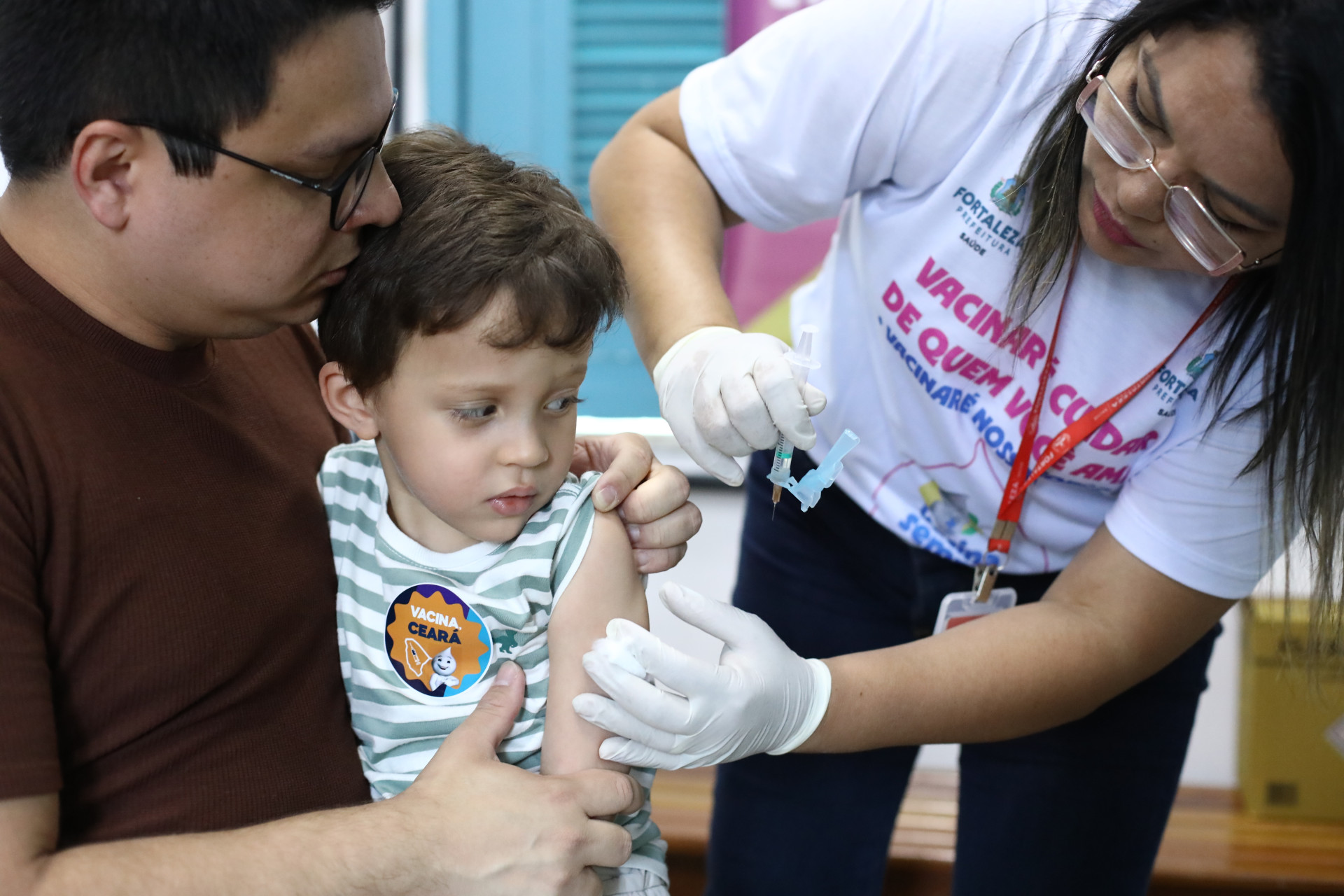 Dia D da Campanha de Multivacinação 2025 aconteceu neste sábado, 18, na Cidade da Criança, no Centro de Fortaleza 