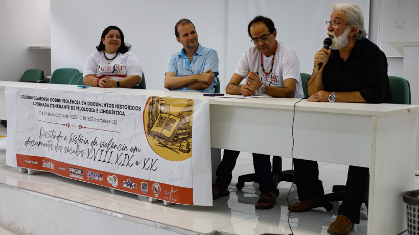 O I F&oacute;rum Cearense sobre Viol&ecirc;ncia em Documentos Hist&oacute;ricos e a X Jornada Itinerante de Filologia e Lingu&iacute;stica (JIFIL) visa divulgar o conte&uacute;do dos documentos hist&oacute;ricos, al&eacute;m de preservar a mem&oacute;ria e construir a liga&ccedil;&atilde;o entre o passado e a realidade atual