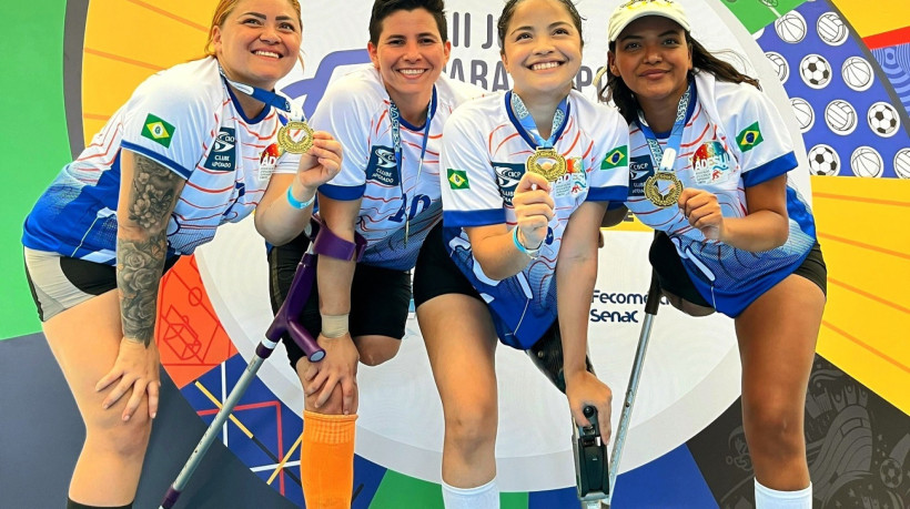 Atletas da ADESUL representam o Brasil na seleção de futebol para amputadas 