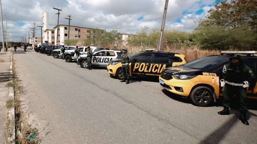 Operação contou com participação das forças de Segurança do Ceará 