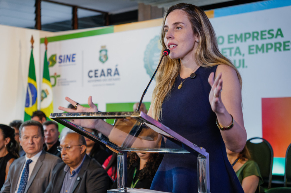  Vice-Governadora do Estado do Ceará, Jade Romero(Foto: FERNANDA BARROS)