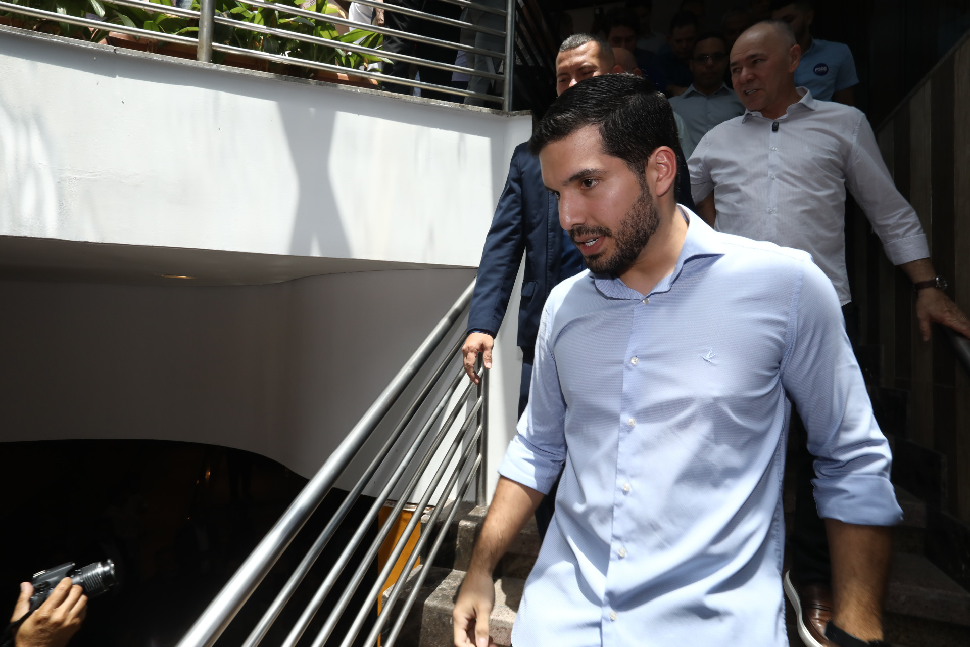 O deputado federal André Fernandes (PL) enviou ao Estado do Ceará uma emenda parlamentar para compra de armas de fogo para a Polícia. Ele disse esperar que policiais matem "muitos bandidos" (Foto: FÁBIO LIMA)