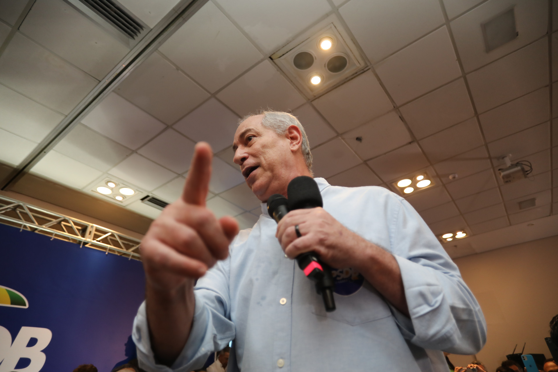 Ao criticar PSB, Ciro associou Cid ao que chamou de "regime mais corrupto da história do Ceará" (Foto: FÁBIO LIMA)