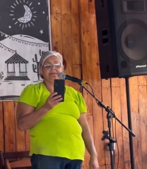 Um vídeo de Viviane Mendes, conhecida como Dona Lila, dona de um restaurante em Paulista, no Grande Recife, viralizou nas redes sociais ao mostrar a comerciante cantando 