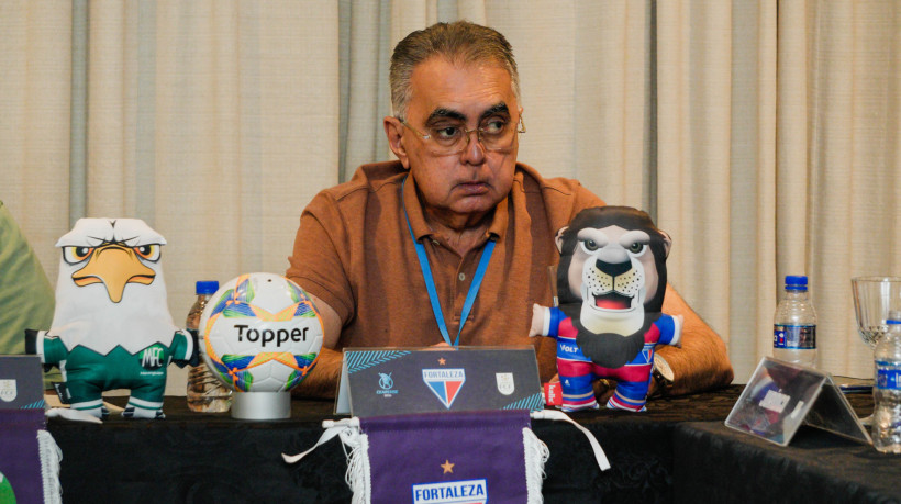 FORTALEZA, CEARÁ, BRASIL, 23-09-2025: Reunião do Conselho Técnico do Campeonato Cearense de 2026. Na foto, o time do Fortaleza, Sérgio Papellin. (Foto: Fernanda Barros/ O Povo)