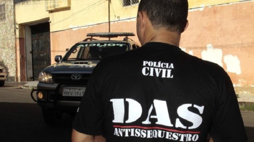 Ação foi realizada pelos policiais civis da Delegacia Antissequestro (DAS). Imagem meramente ilustrativa