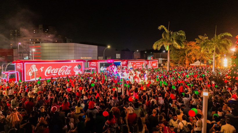 Caravanas de Natal da Coca-Cola voltam a visitar cidades cearenses em 2025