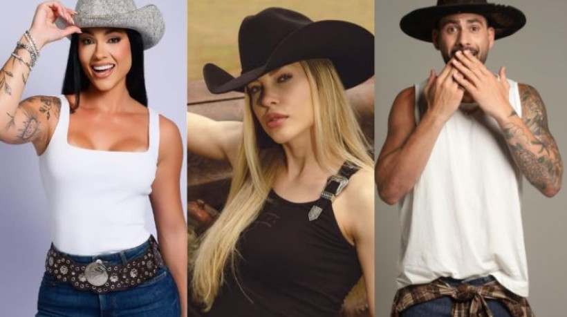 O trio Nizam, Saory e Tamires foi definido para a quinta roça em A Fazenda 17