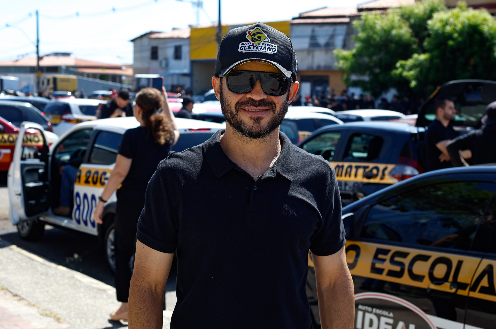 Francisco Gleyson, 46, instrutor de direção. Os trabalhadores da área de trânsito realizaram manifestação em defesa dos empregos no setor