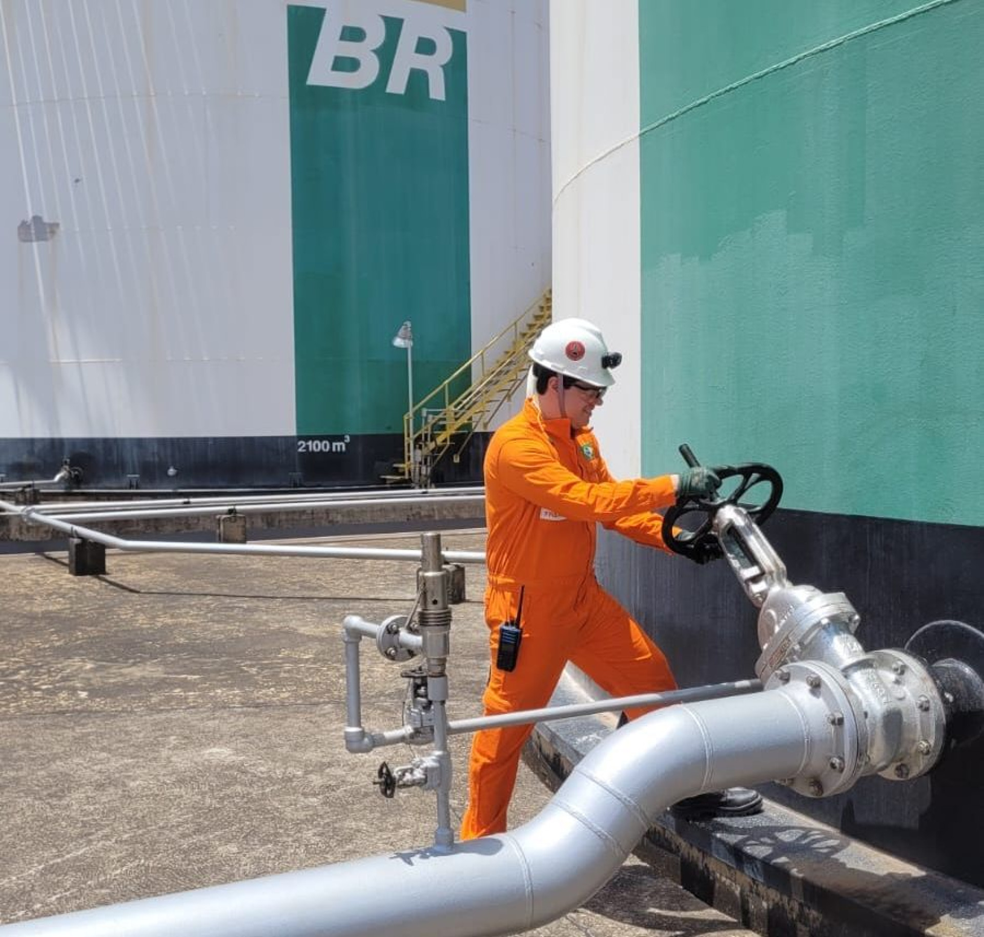 ￼TESTE de biodiesel renovável na Termoceará foi considerado bem-sucedido (Foto: Nathan Camelo/Ascom Sindipetro Ceará/Divulgação)
