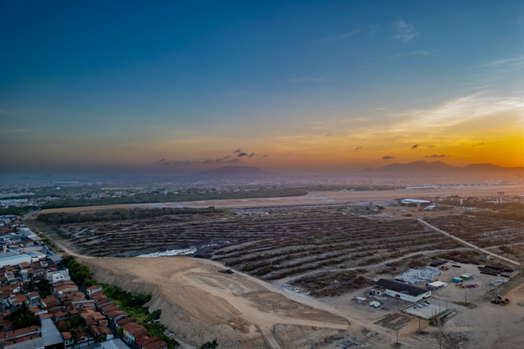Área onde está localizada a Floresta do Aeroporto, em Fortaleza