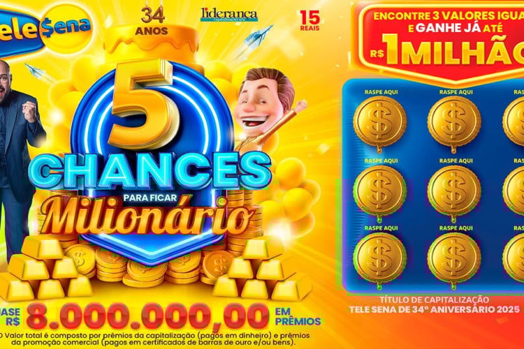 Resultado da Tele Sena do 34º Aniversário de hoje (16/11): números e prêmios do 4º sorteio