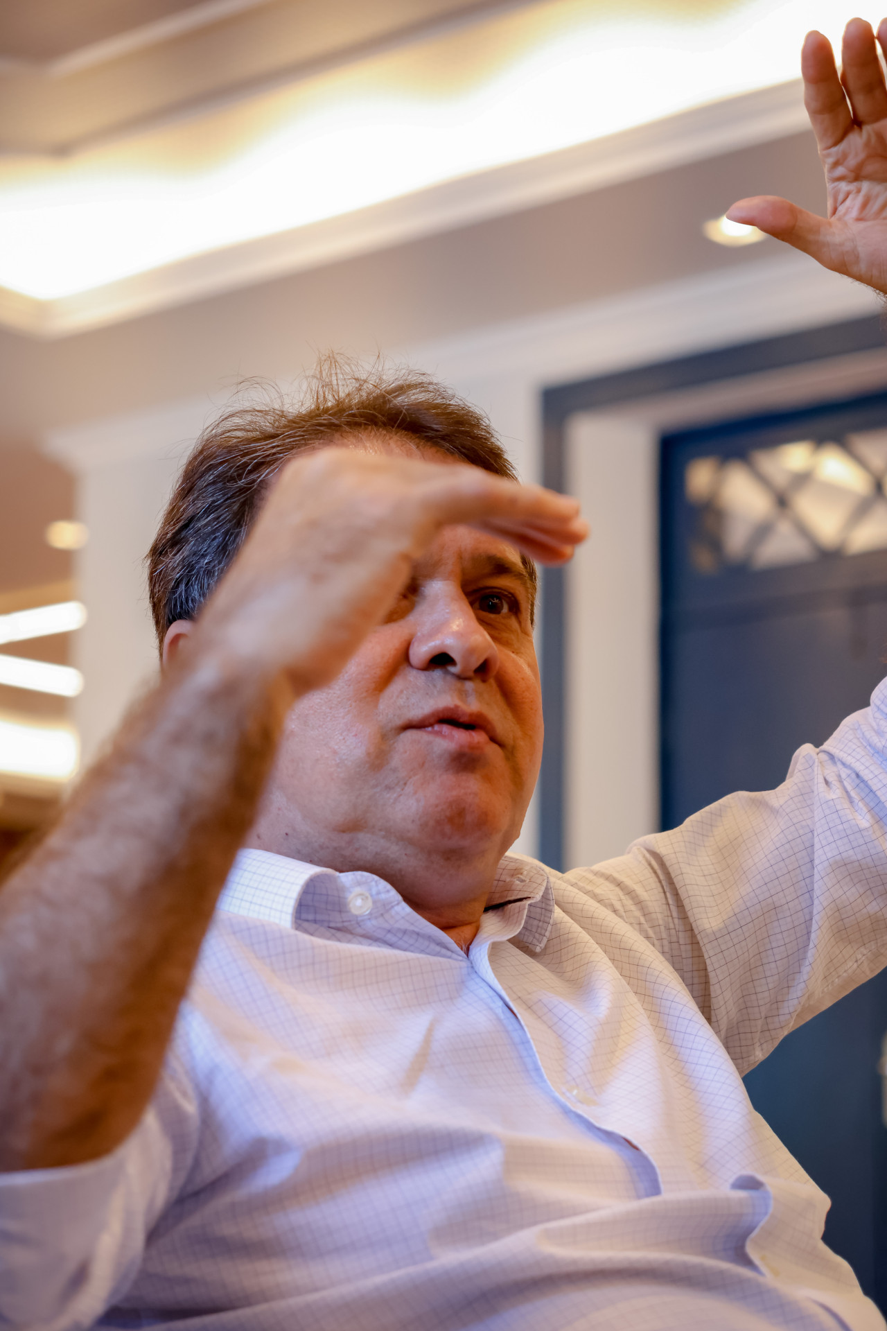 (Foto: AURÉLIO ALVES)Evandro Leitão em entrevista exclusiva ao colunista Guilherme Gonsalves, um ano após o resultado eleitoral