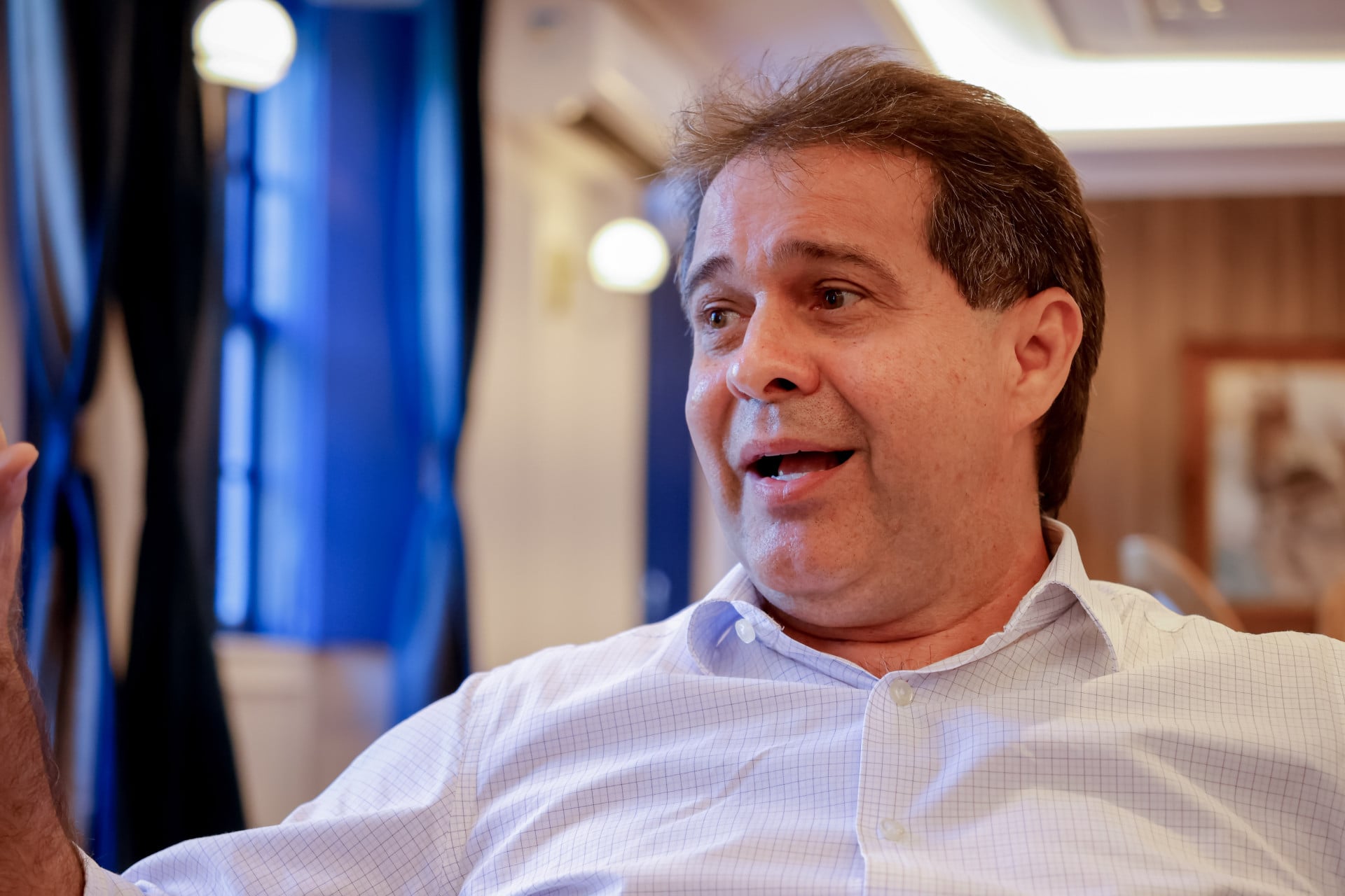 FORTALEZA, CE, BRASIL, 23-10-2025: Evandro Leitão, Entrevista exclusiva para O POVO, reporter Guilherme Gonçalves. falando sobre um ano da eleição de 2024. (Foto:Aurelio Alves / Jornal O POVO) (Foto: AURÉLIO ALVES)