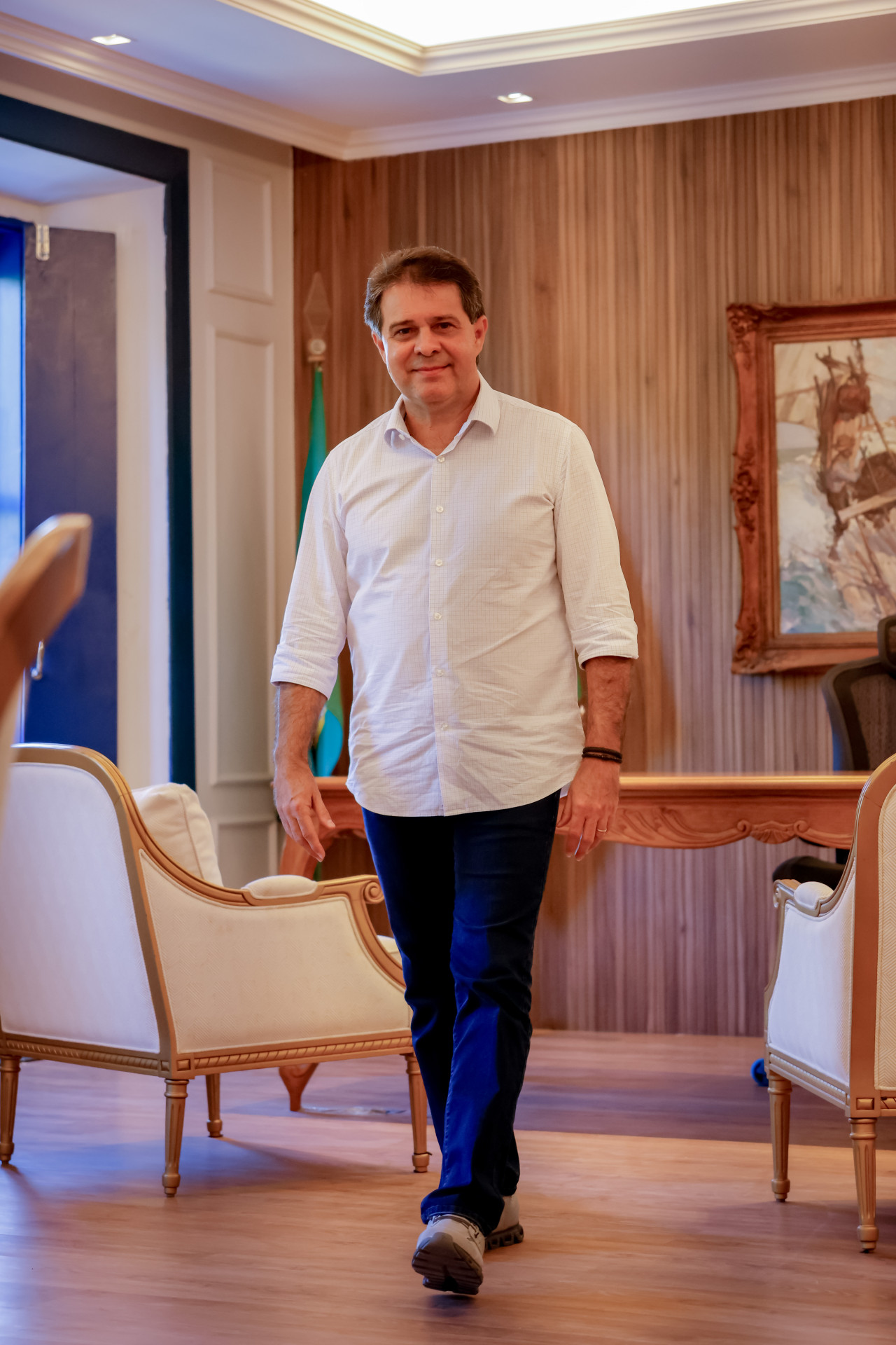 (Foto: AURÉLIO ALVES)Evandro Leitão em entrevista exclusiva ao colunista Guilherme Gonsalves, um ano após o resultado eleitoral