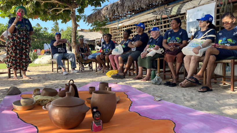 Loiceiras de todo o Ceará participam de roda de conversa durante o Encontro Sesc Povos do Mar - circuito Jeri 2025 