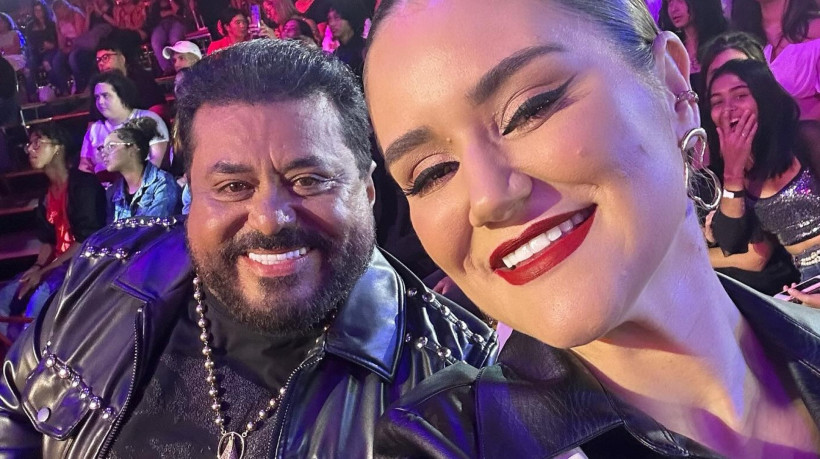 Batista Lima e Adma Andrade, vocalistas da banda de forró Limão Com Mel