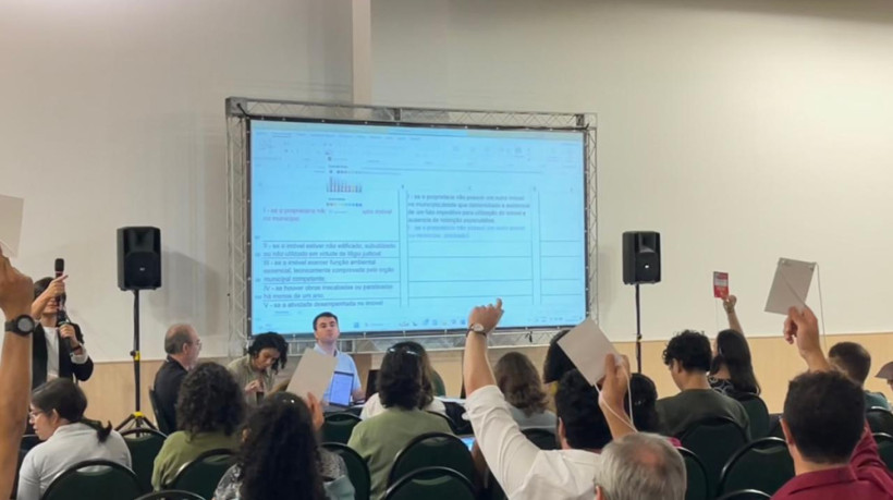 Delegados votam mudanças propostas para a versão final da minuta do Plano Diretor que será levadas à Câmara