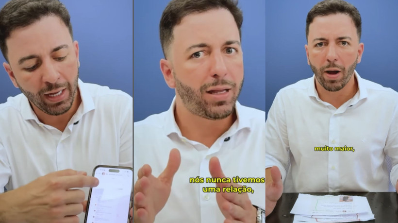 Deputado federal Célio Studart (PSD) publicou vídeo no Instagram denunciando médica veterinária por perseguição, ameaças e tentativa de extorsão