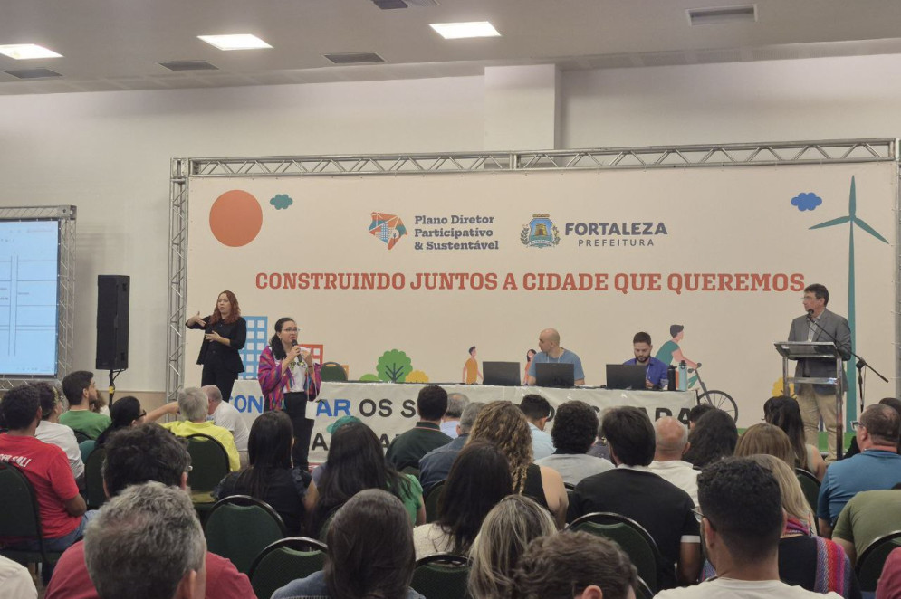 A  Conferência da Cidade votou e aprovou o texto do Plano Diretor de Fortaleza(Foto: Mateus Mota / O POVO)