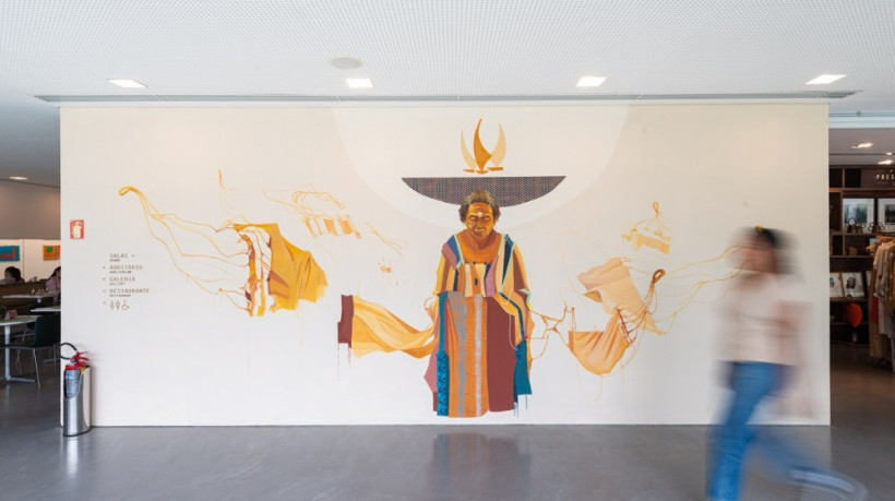 Obra "Tecer o Tempo". Com uma assinatura visual que transita entre as ruas e as galerias, o Acidum Project se consolida como referência há quase duas décadas