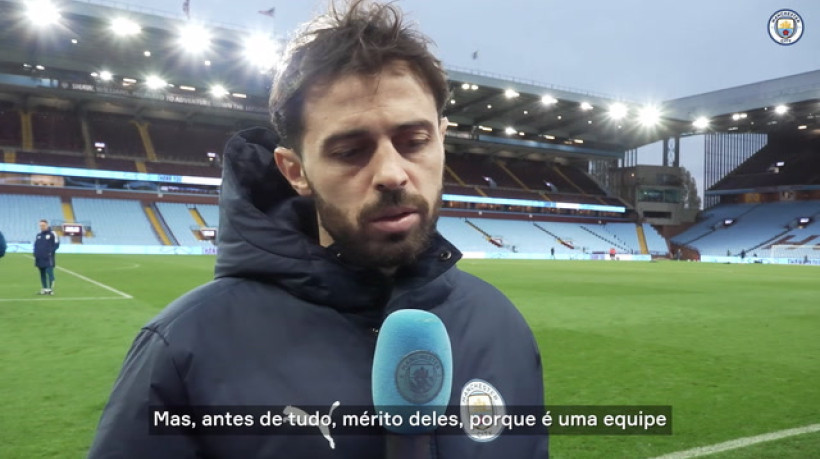 Bernardo Silva lamenta derrota 'frustrante' do City para o Aston Villa