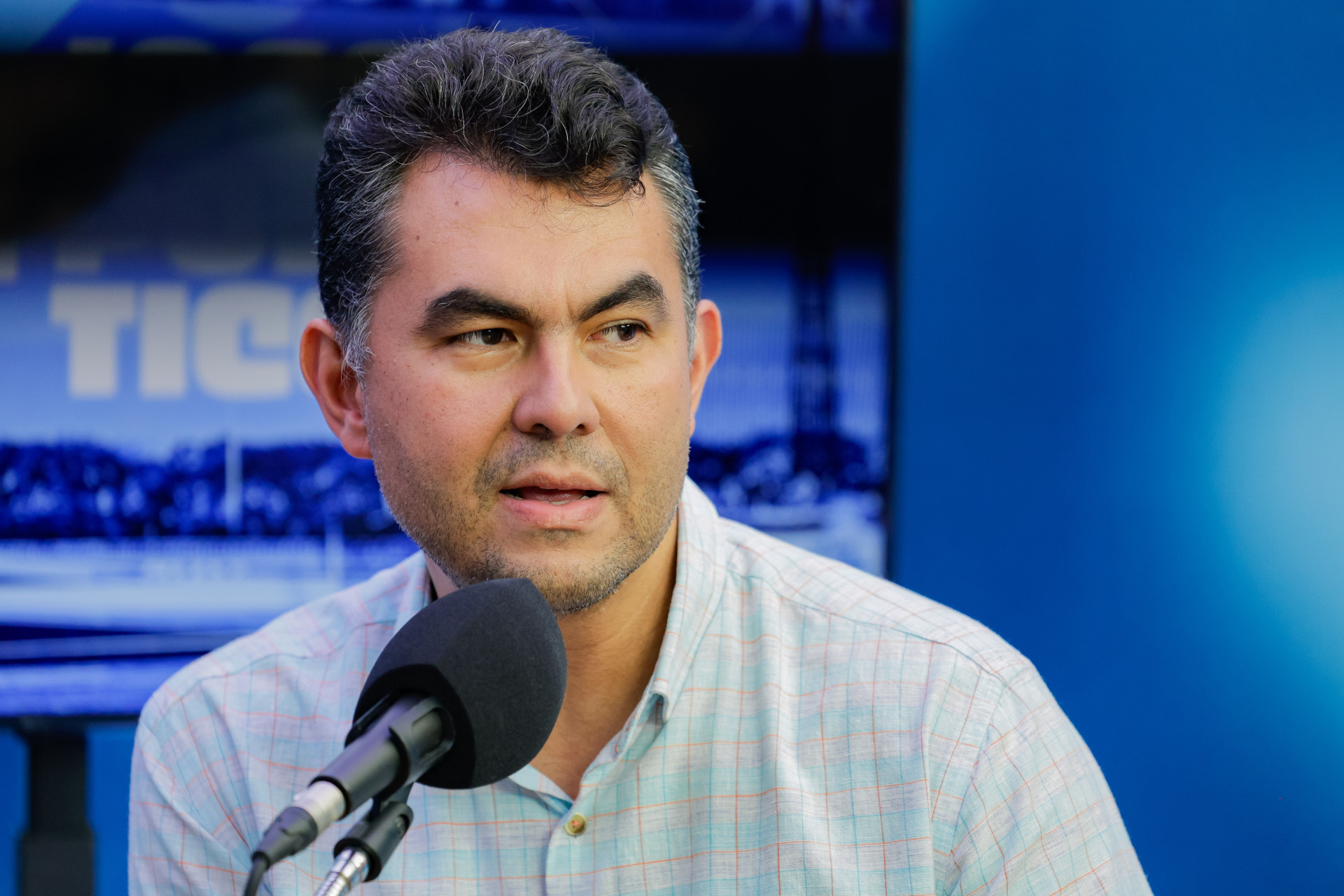 FORTALEZA, CEARÁ,  BRASIL- 27.10.2025 Na foto Iraguassu Filho em participação no Jogo Político (Fco Fontenele/O POVO) (Foto: FCO FONTENELE)