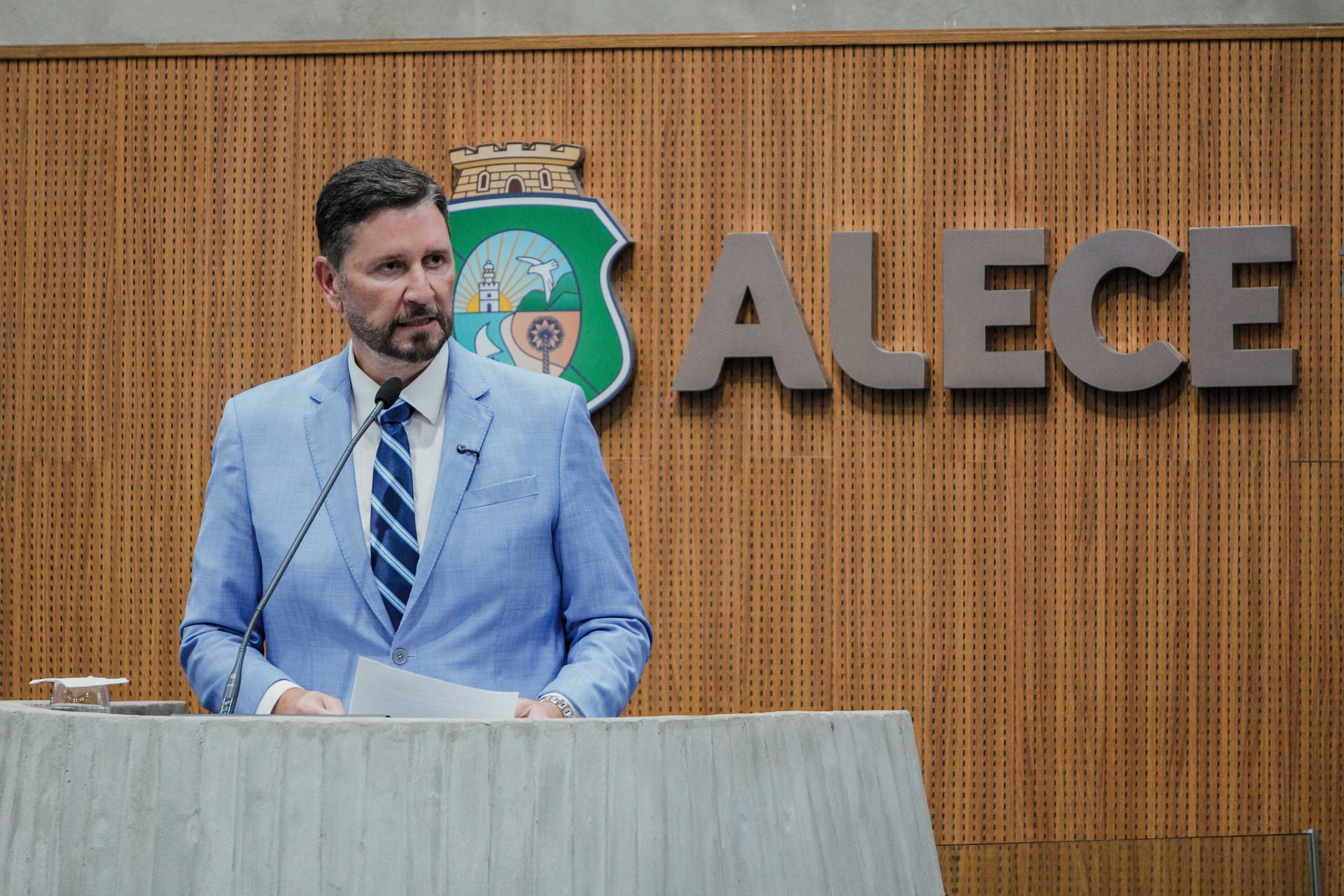 Presidente da Alece, deputado estadual Romeu Aldigueri (PSB) (Foto: FERNANDA BARROS)