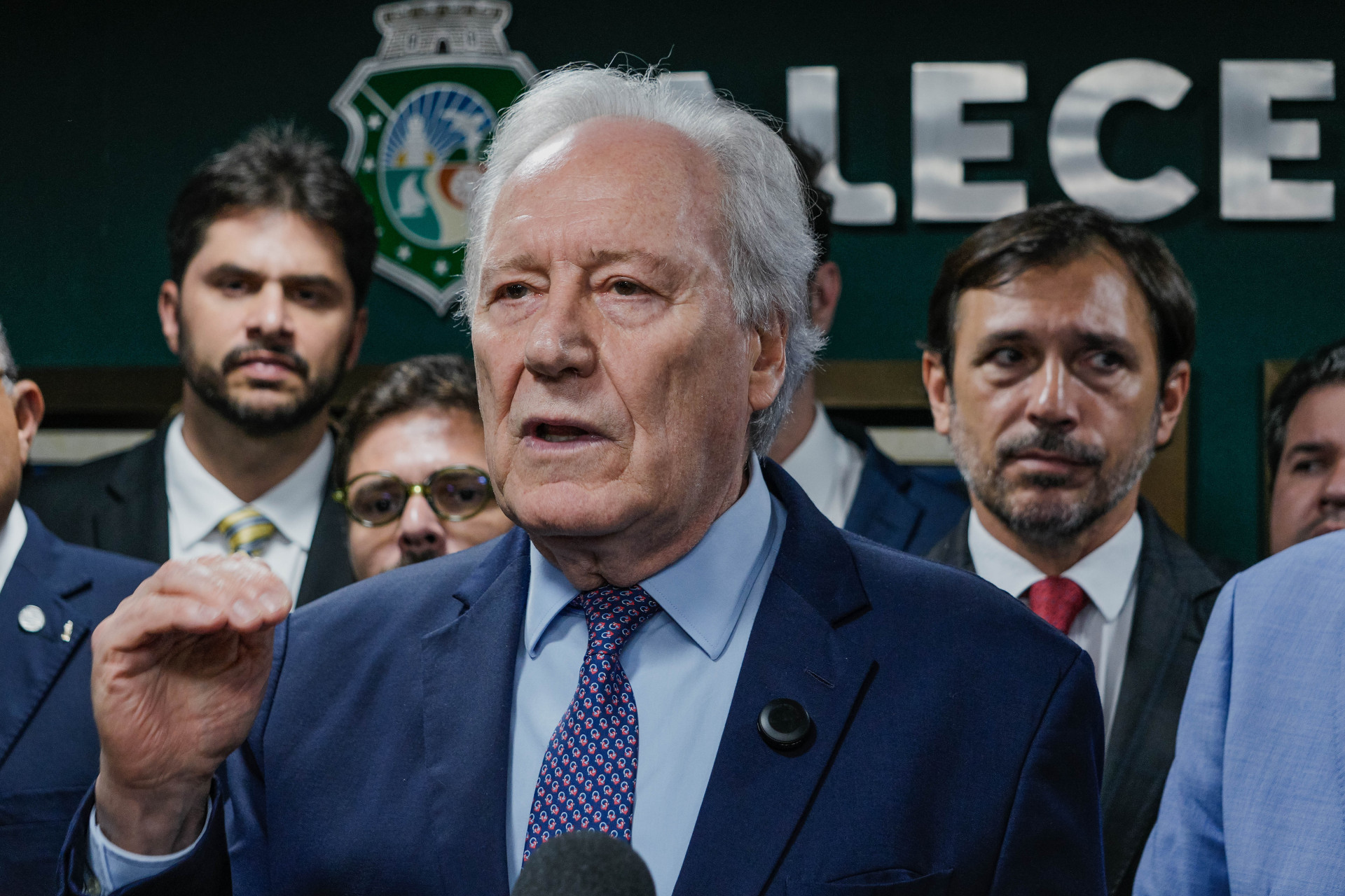 ￼MINISTRO Ricardo Lewandowski na Assembleia, onde recebeu título de cidadão cearense (Foto: FERNANDA BARROS)