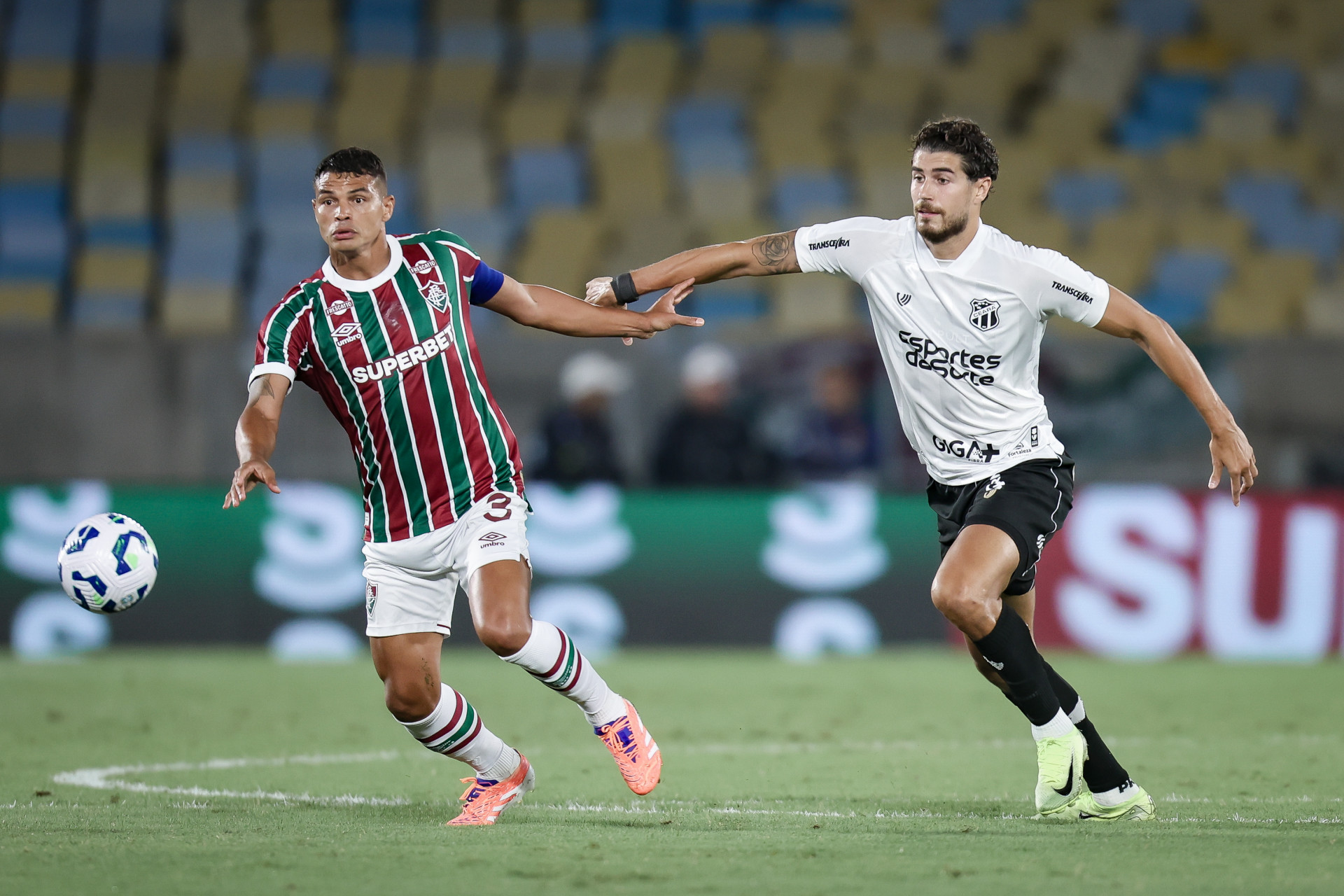 Ceará pouco ameaçou o Flu na partida (Foto: Marcelo Gonçalves/Fluminense FC)