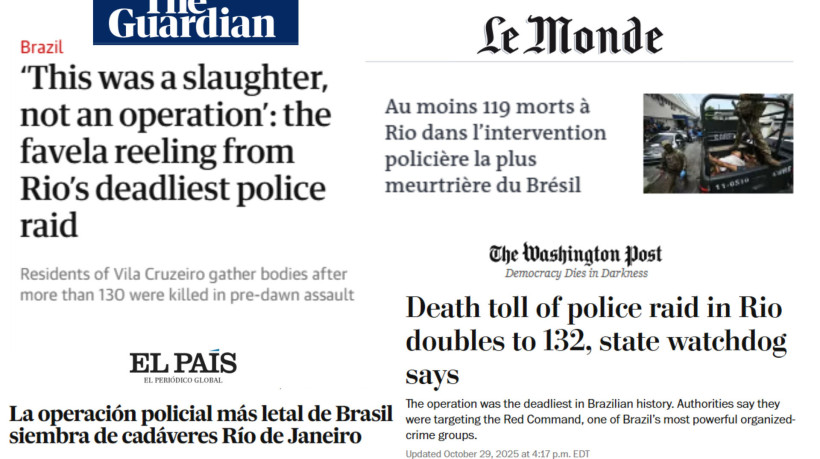 Mortes em operação policial no Rio de Janeiro: veja repercussão internacional
